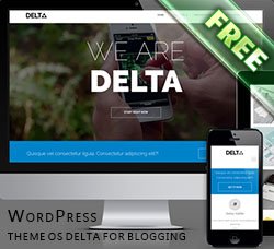 WordPress博客模板：Delta free WP theme